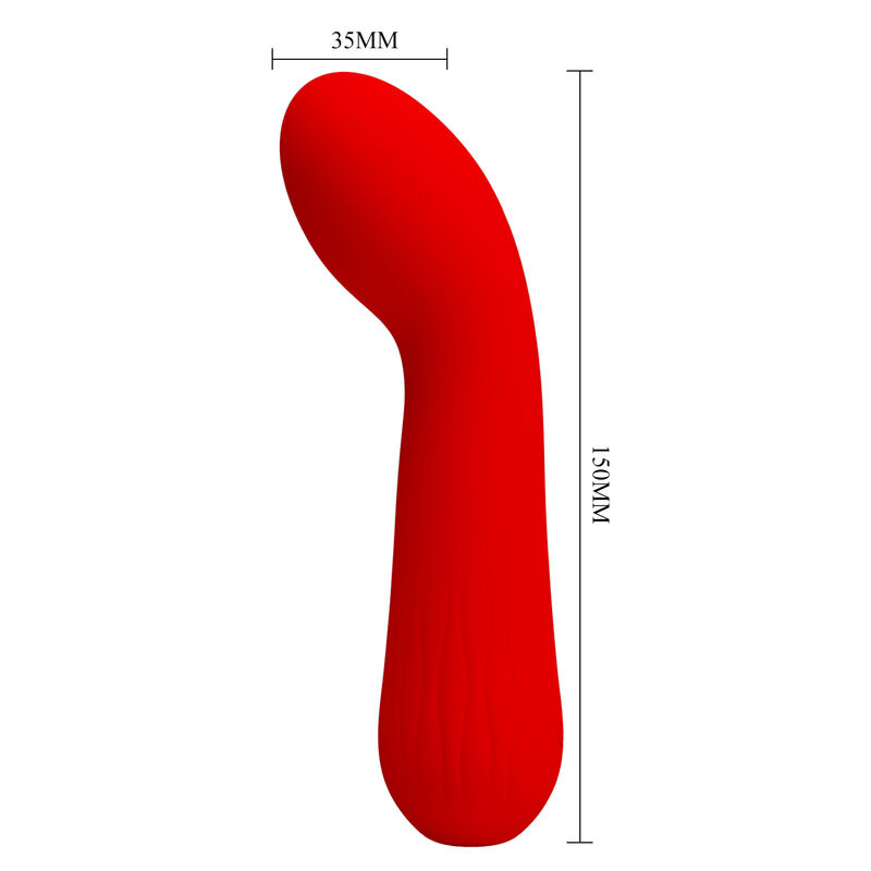 PRETTY LOVE - FAUN WIEDERAUFLADBARER VIBRATOR ROT – Bild 5