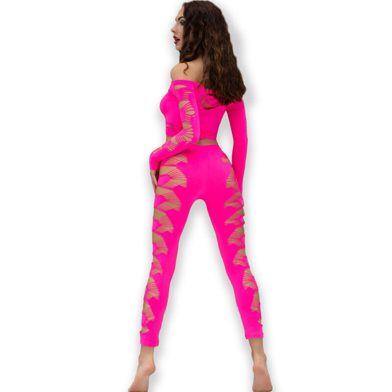 CHILIROSE - CR 4632 TOP HOSE PINK GRÖßE/L – Bild 2