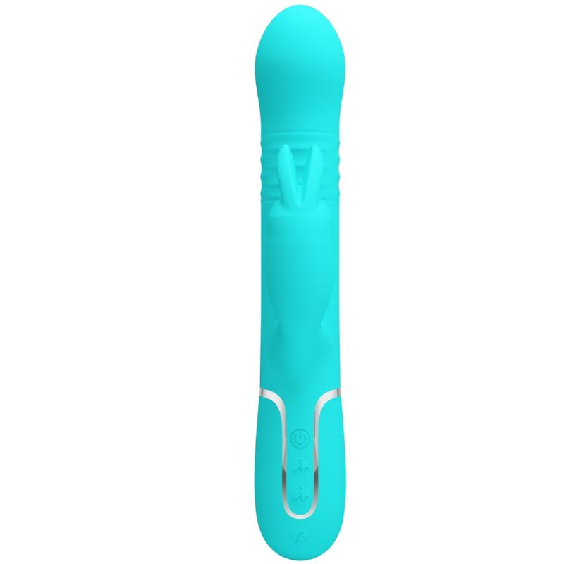 PRETTY LOVE - COALE RABBIT VIBRATOR PERLEN AQUAGRÜN – Bild 2