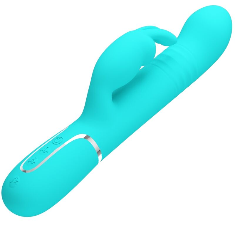 PRETTY LOVE - COALE RABBIT VIBRATOR PERLEN AQUAGRÜN – Bild 4