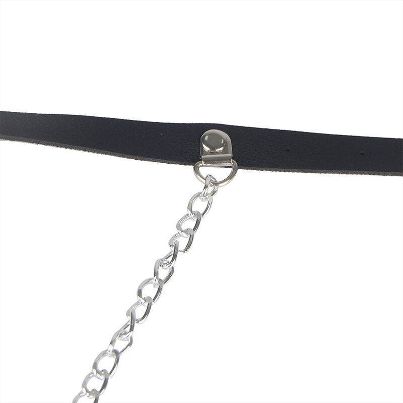 SUBBLIME - LEDERGÜRTEL HARNESS SCHWARZ EINE GRÖSSE – Bild 5