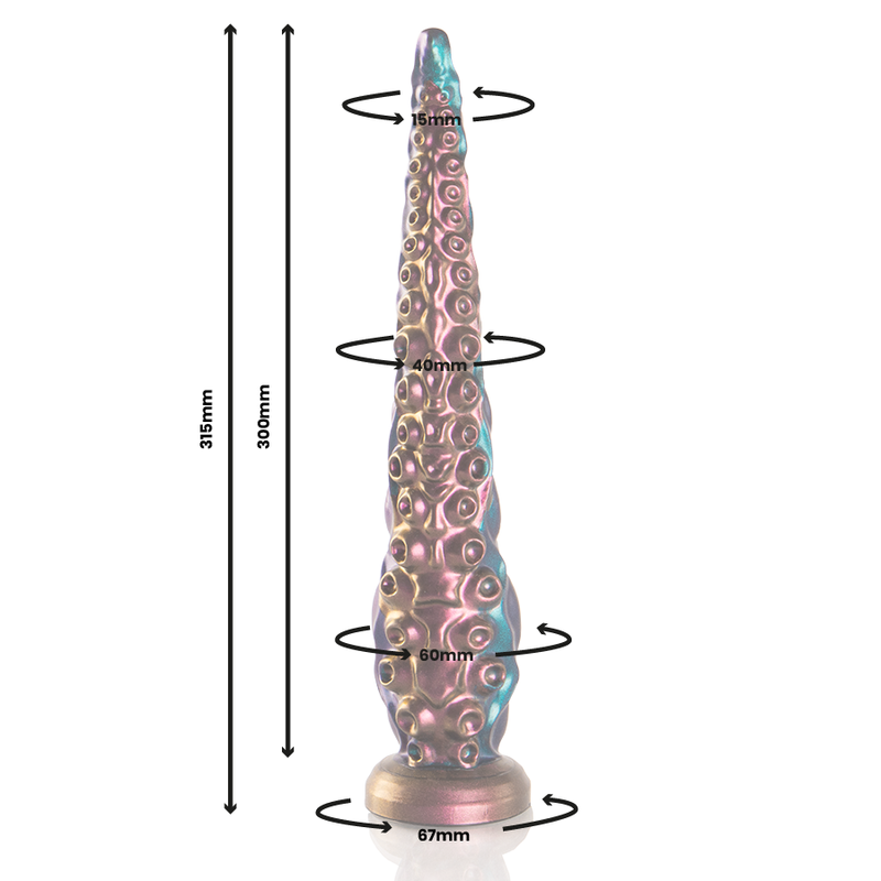 EPIC - CHARYBDIS FEINER TENTAKEL-DILDO, GROSSE GRÖSSE – Bild 3