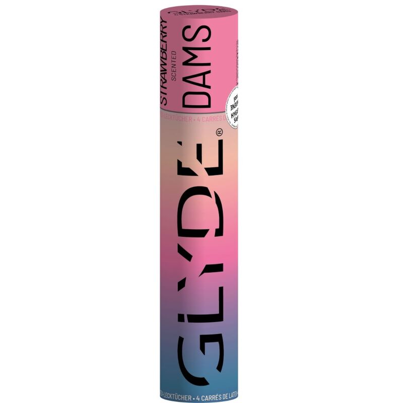 SHEER GLYDE - DAMS LAMINAS LATEX ORALSEX ERDBEERE – Bild 2