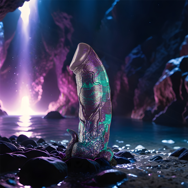 EPIC - BASILISK DILDO DOPPELT SCHUPPIG VERGNÜGEN, GROSSE GRÖSSE – Bild 2