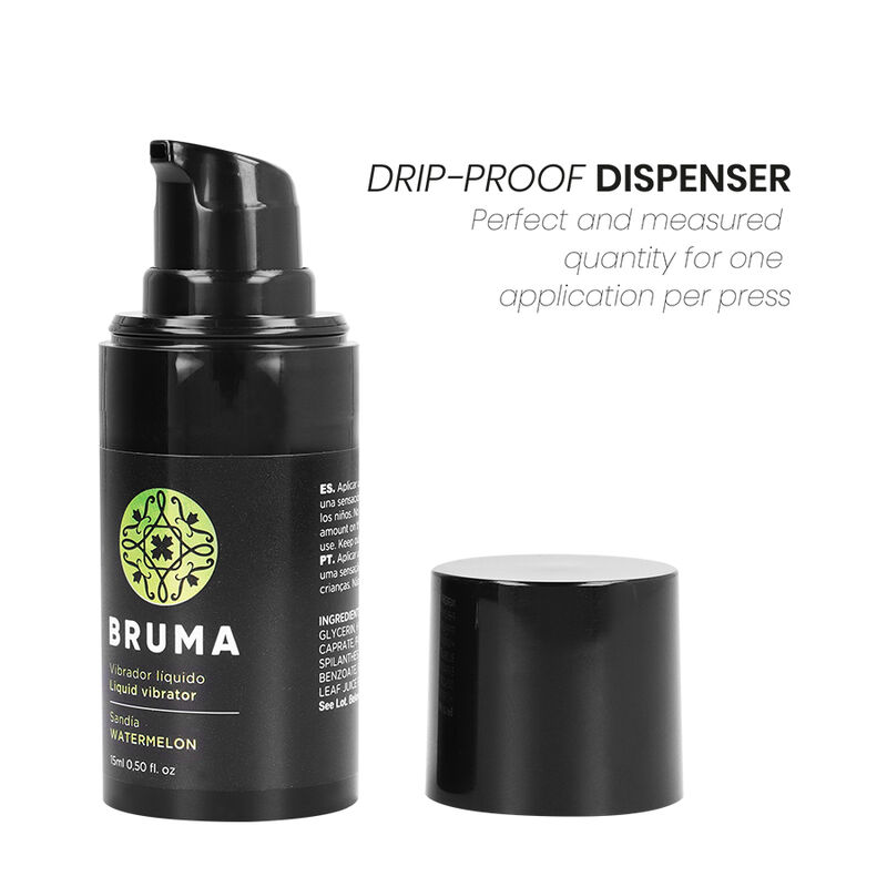 BRUMA - FLÜSSIGER VIBRATOR ULTRA GLEITENDE WASSERMELONE 15 ML – Bild 5