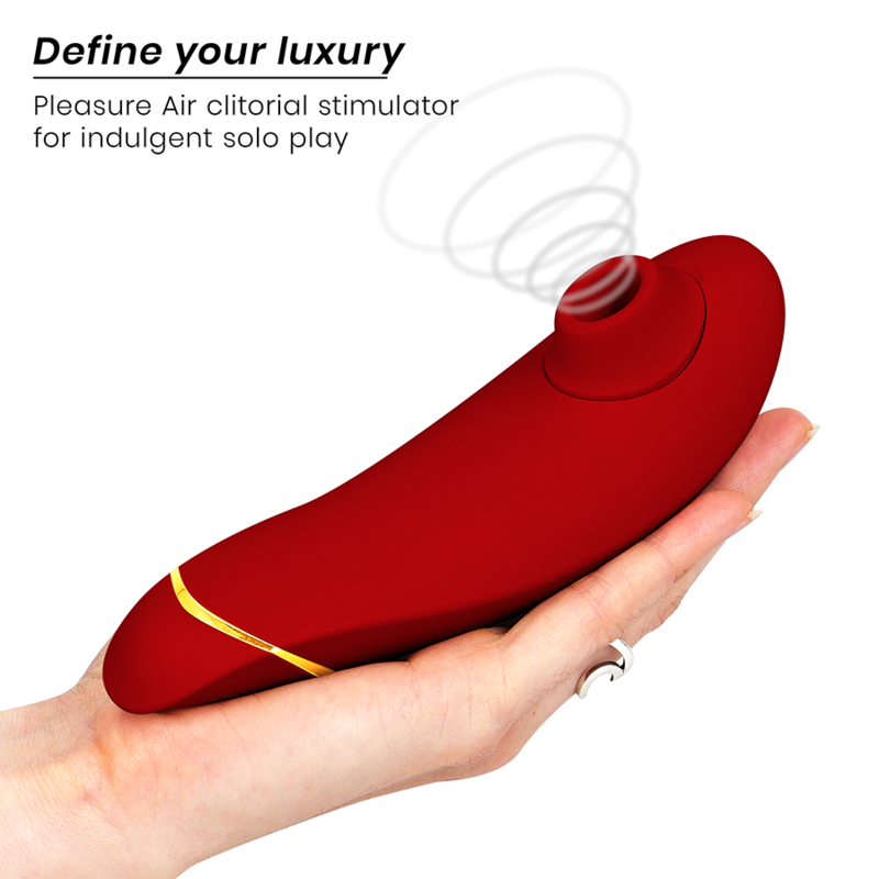 WOMANIZER - PREMIUM 2 KLITORALSTIMULATOR BORDEAUX – Bild 3