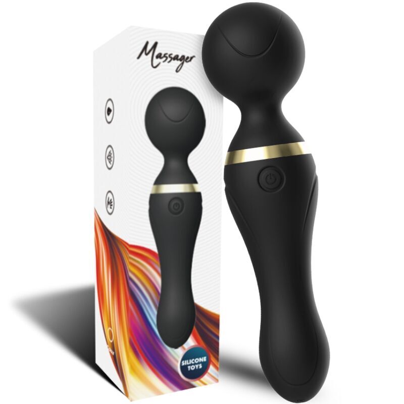 ARMONY - FREEZA MASSAGER  VIBRATOR SUPER FLEXIBLER KOPF SCHWARZ