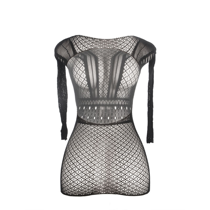 SUBBLIME - 951931 KURZES NETZKLEID MIT NACKTEM RÜCKEN EINE GRÖSSE – Bild 5