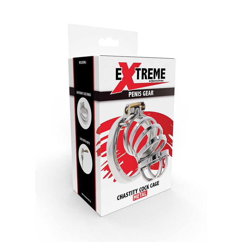 HIDDEN DESIRE - EXTREME KEUSCHHEITSPUMPENKÄFIG AUS METALL – Bild 5