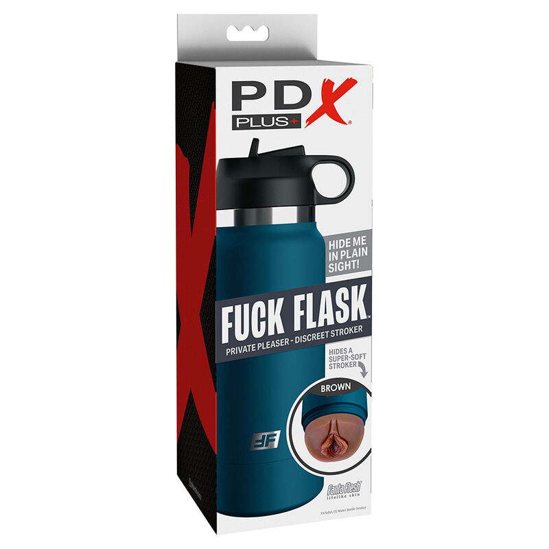 PDX PLUS - FUCK FLASK VAGINE DISKRETER STROKER BRAUN MODELL 1