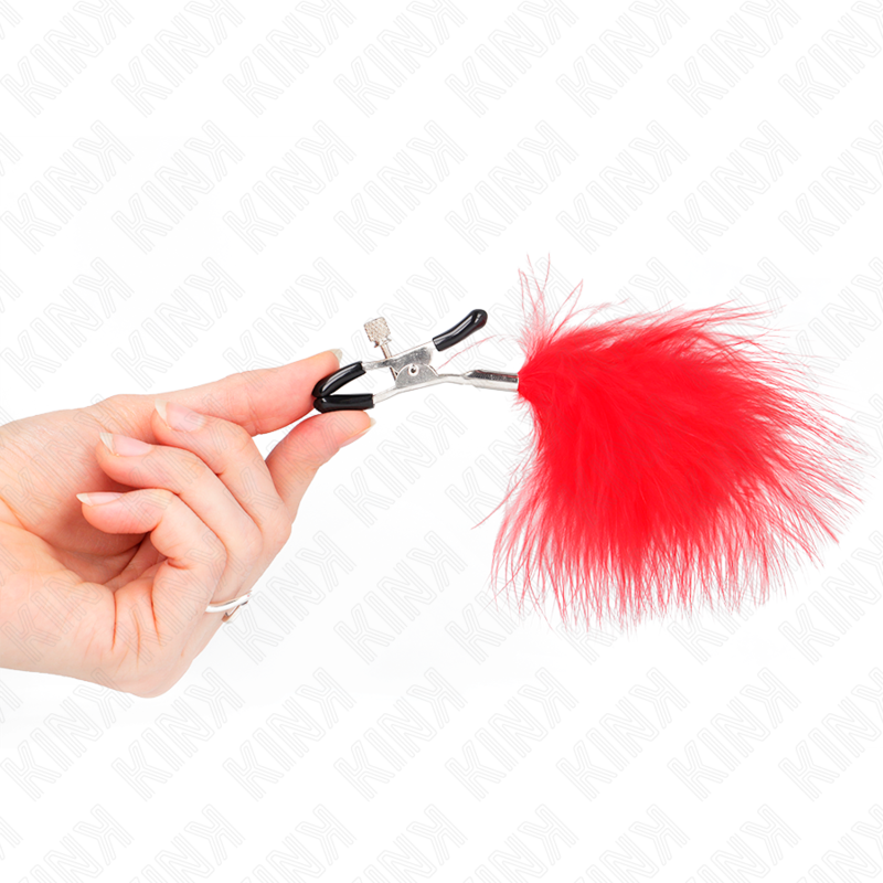 KINK - FEDERNIPPENKLEMME ROT 7 CM – Bild 4