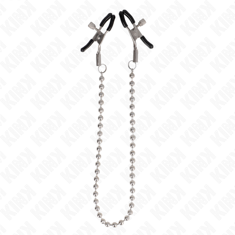 KINK - PERLENKETTE NIPPELKLEMMEN 30 CM – Bild 2