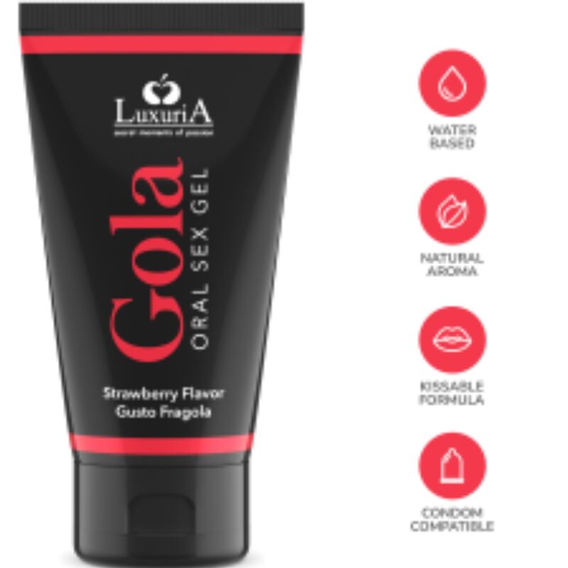 INTIMATELINE LUXURIA - ORAL SEX GEL ERDBEERGESCHMACK 50 ML – Bild 4