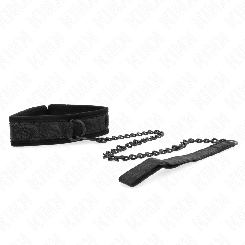 KINK - BASISMODELL HALSBAND MIT LEINE 77 CM MODELL 5 VERSTELLBAR 34-54 CM X 5 CM – Bild 3