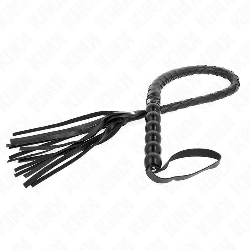 KINK - SCHLANGENPEITSCHE MIT PERLEN 80 CM – Bild 2