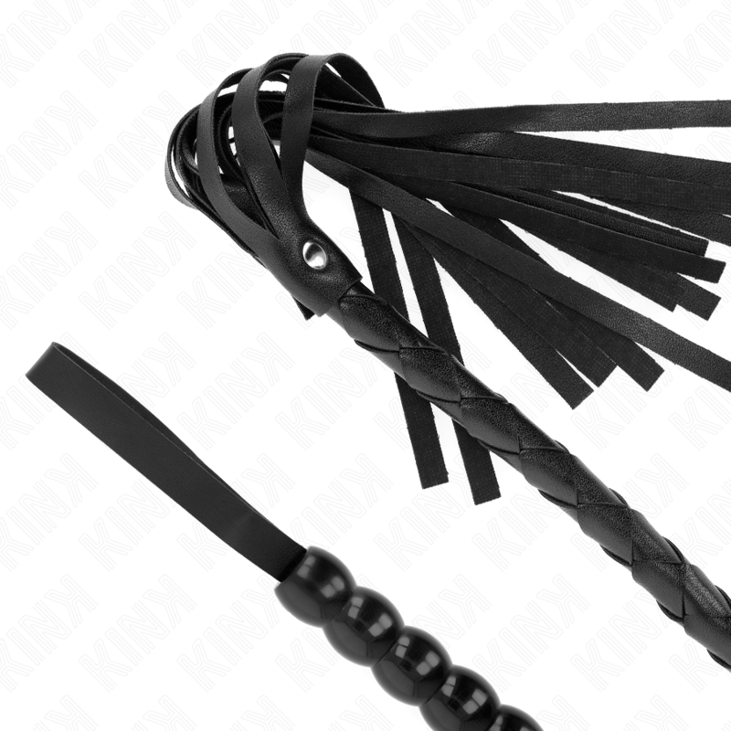 KINK - SCHLANGENPEITSCHE MIT PERLEN 80 CM – Bild 4