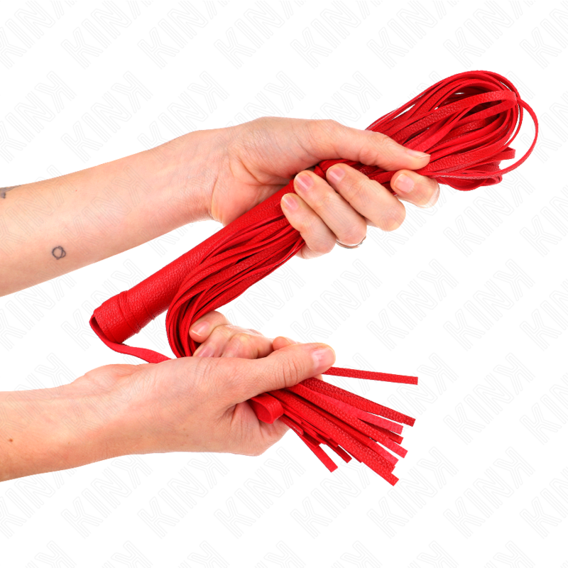 KINK - ROTE WEICH-PVC-PEITSCHE 70 CM – Bild 3