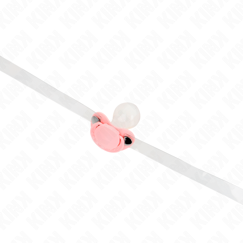 KINK - ROSA SCHNULLERFORM-SPITZE 5,5 x 4 CM VERSTELLBAR 43-60 CM – Bild 2