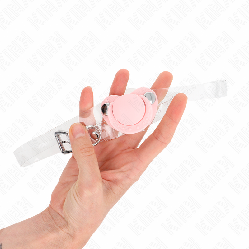 KINK - ROSA SCHNULLERFORM-SPITZE 5,5 x 4 CM VERSTELLBAR 43-60 CM – Bild 3