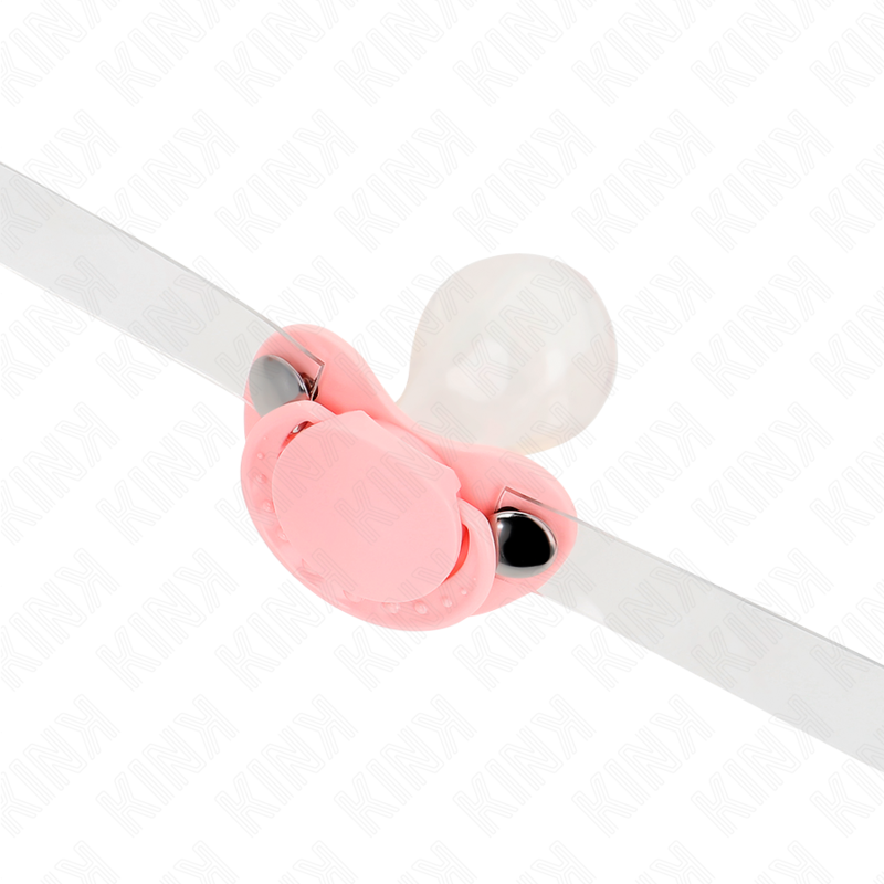 KINK - ROSA SCHNULLERFORM-SPITZE 5,5 x 4 CM VERSTELLBAR 43-60 CM – Bild 4