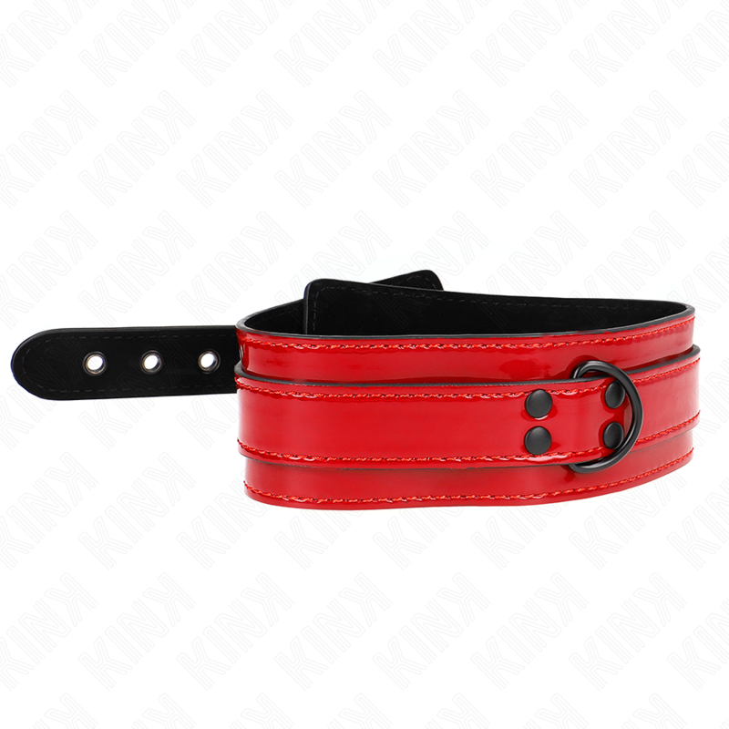 KINK - WEINROTE VERSTELLBARE HALSKETTE 37,5-49,5 CM X 5 CM – Bild 2