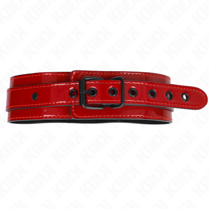 KINK - WEINROTE VERSTELLBARE HALSKETTE 37,5-49,5 CM X 5 CM – Bild 3