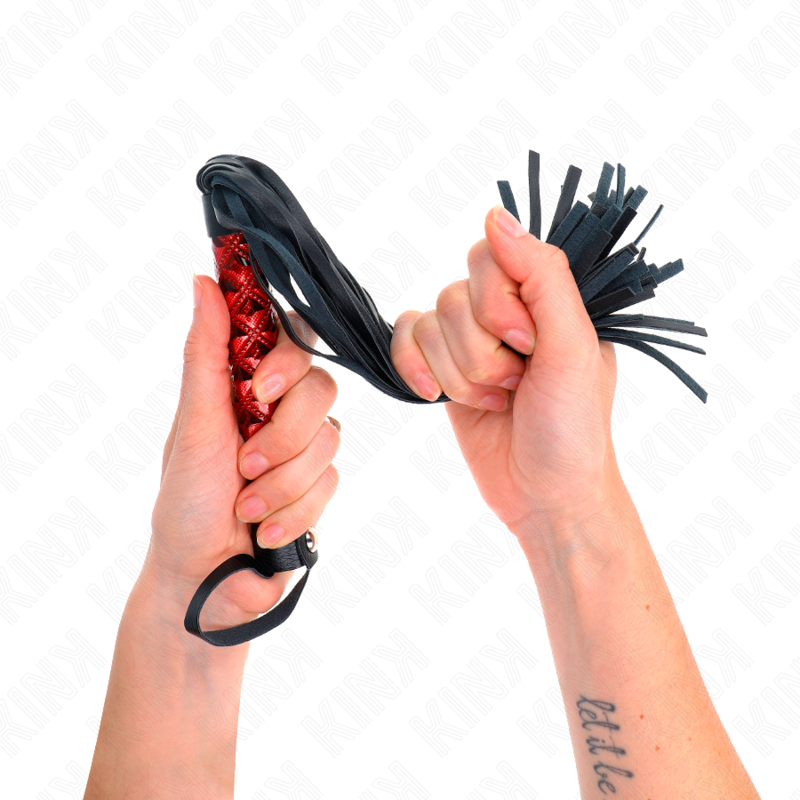 KINK - PEITSCHE MIT RAUTENMUSTER 40 CM – Bild 4