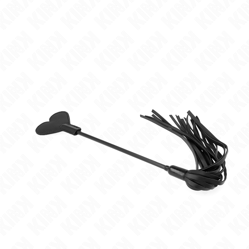 KINK - RANGE PEITSCHE MIT HERZPLATTE 35 CM – Bild 5