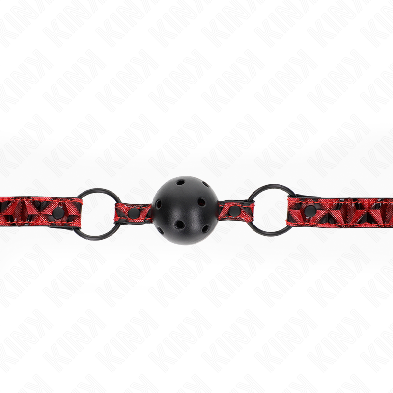 KINK - RAUTENMUSTER-BALL 4,5 CM GAG MODELL 2 64,5 CM VERSTELLBAR 42-60 CM – Bild 4