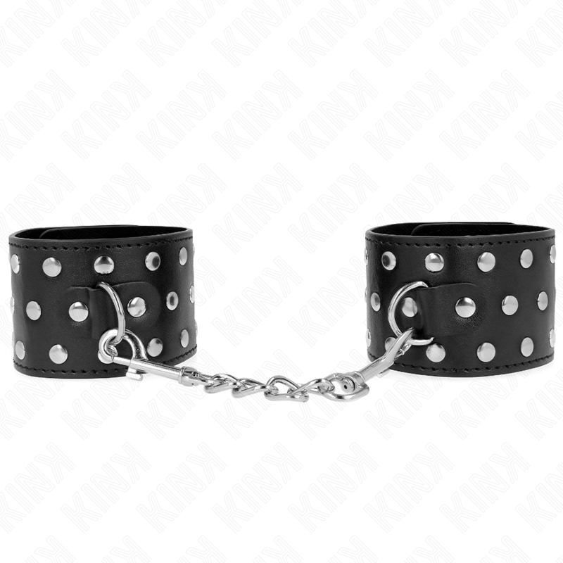 KINK - PUNK HANDGELENKFESSELN VERSTELLBAR 19-24 CM X 5,5 CM – Bild 2
