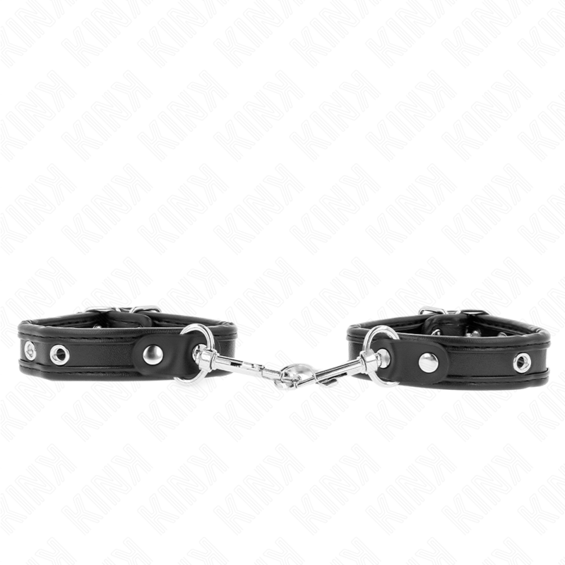 KINK - MINI-ARMBÄNDER SCHWARZ MIT NIETEN VERSTELLBAR 16-22 CM X 2 CM – Bild 2
