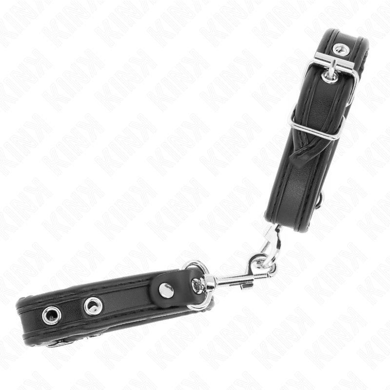KINK - MINI-ARMBÄNDER SCHWARZ MIT NIETEN VERSTELLBAR 16-22 CM X 2 CM – Bild 3
