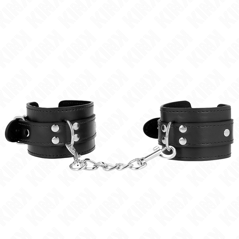 KINK - EINFACHE HANDGELENKSFESSELN SCHWARZ VERSTELLBAR 20-23 CM X 5,5 CM – Bild 2