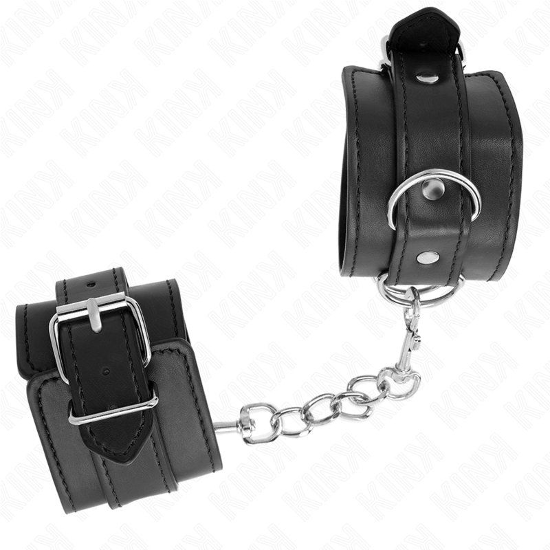 KINK - EINFACHE HANDGELENKSFESSELN SCHWARZ VERSTELLBAR 20-23 CM X 5,5 CM – Bild 3