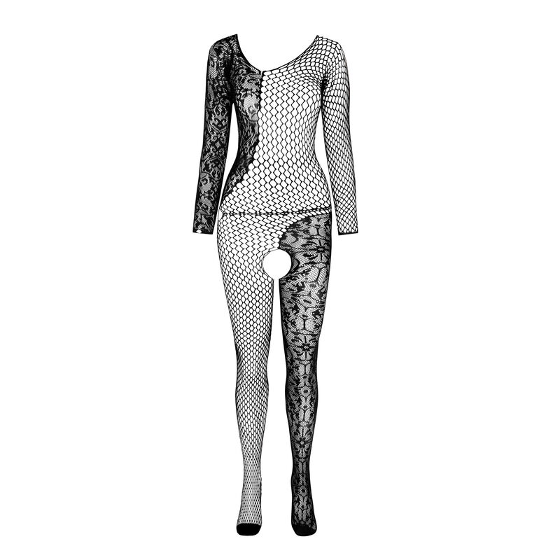 PASSION - BS 107 BODYSTOCKING SCHWARZ EINE GRÖSSE – Bild 4