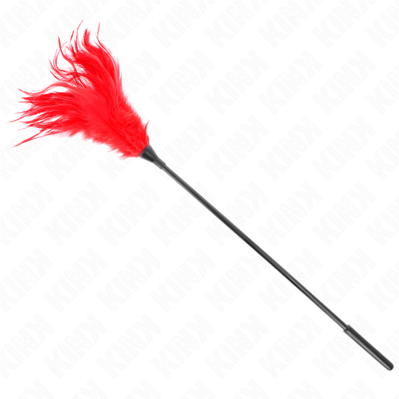 KINK - MEHRERE ROTE KITZELFEDERN 45 CM – Bild 2