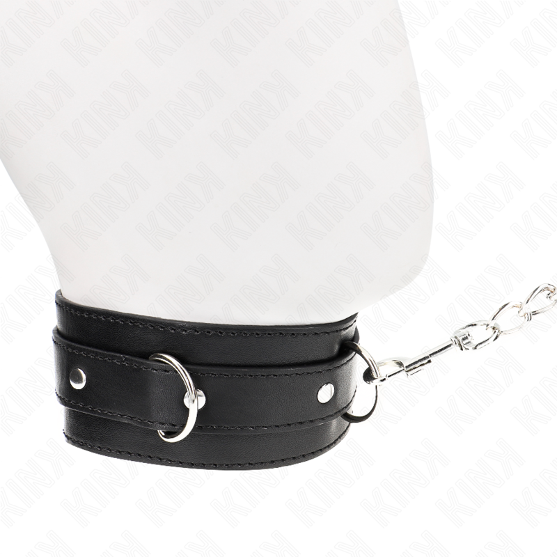 KINK - HALSBAND MIT GÜRTEL 65 CM MIT RIEMEN SCHWARZ 54 X 4,5 CM – Bild 3