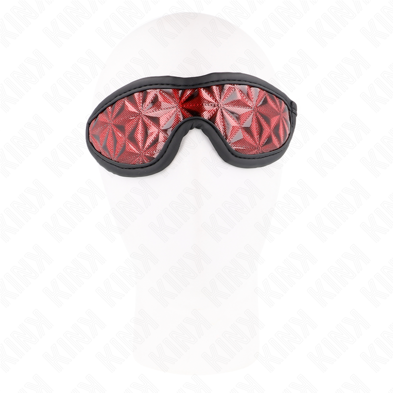 KINK - ROTES STIRNBAND MIT RAUTENMUSTER 20,5 x 6 CM – Bild 3