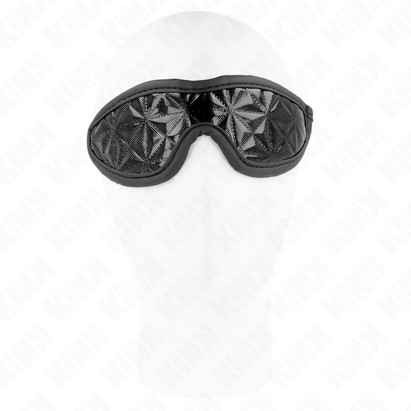 KINK - SCHWARZES STIRNBAND MIT RAUTENMUSTER 20,5 x 6 CM – Bild 3