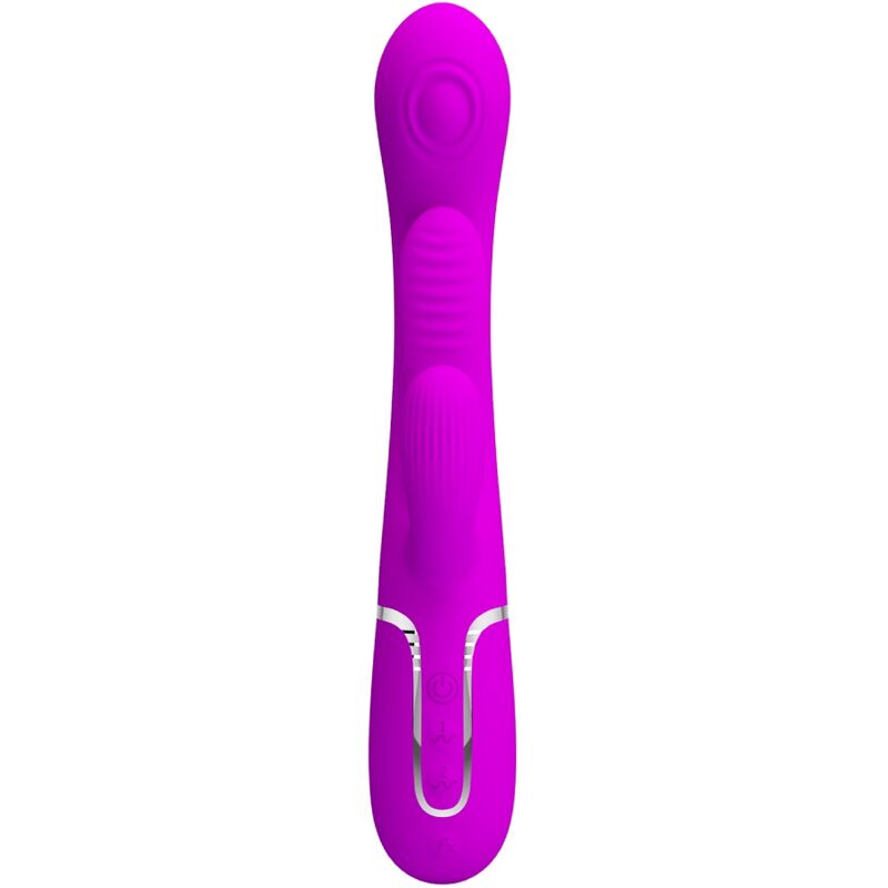 PRETTY LOVE - SHANIA TRIPLE RABBIT VIBRATOR MULTIFUNKTIONS-ROSA – Bild 2