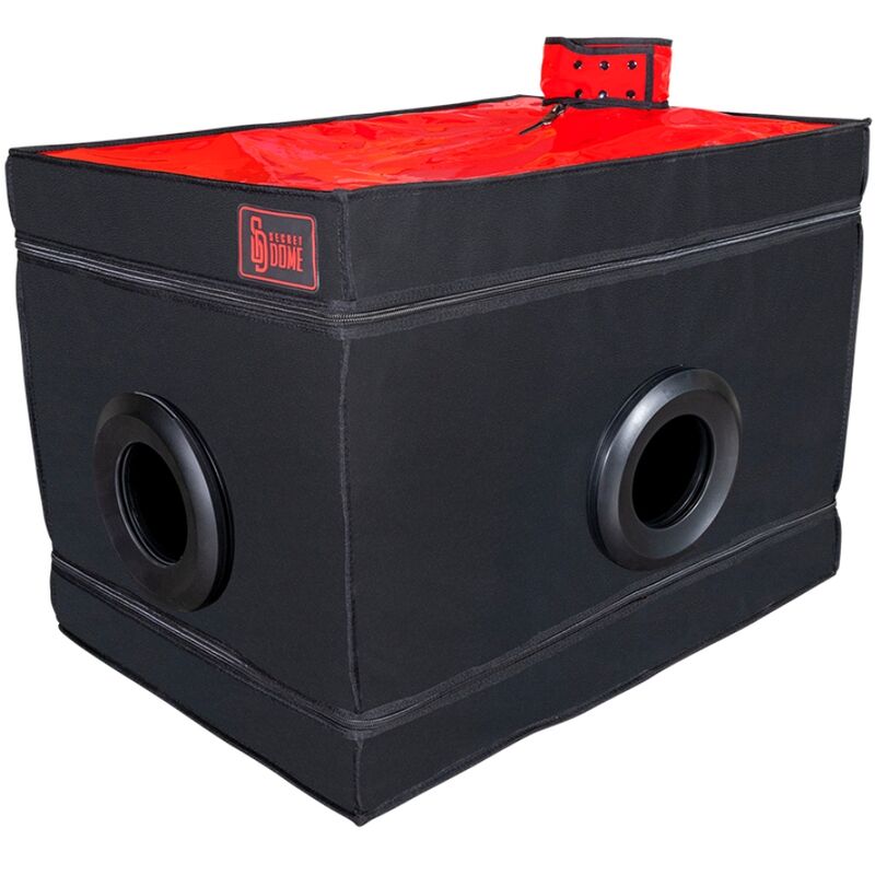 SECRET DOME - KINK CLUB LA NICHE CABIN SCHWARZ  ROT