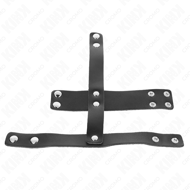 KINK - PENISKÄFIGRING AUS LEDER MIT VERSTELLBAREM HOCKENTRENNER – Bild 3