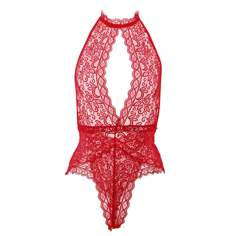 SUBBLIME - 953881 BODYSUIT MIT OFFENEN CUPS ROT L/XL – Bild 4