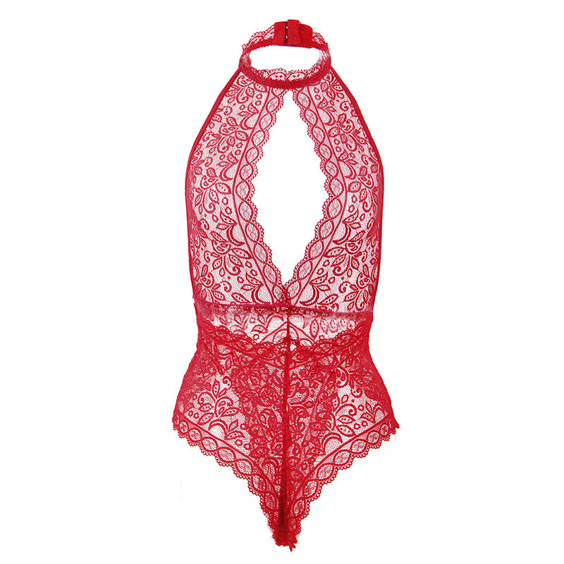 SUBBLIME - 953881 BODYSUIT MIT OFFENEN CUPS ROT L/XL – Bild 5