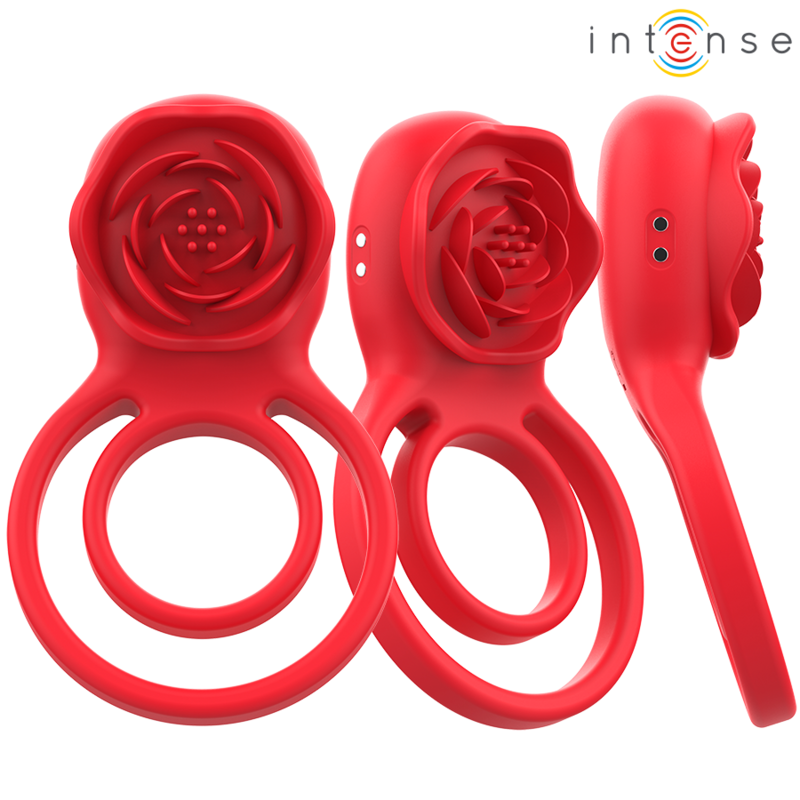INTENSE - GAIL STIMULATOR ROSE 10 VIBRATIONEN ROT FERNBEDIENUNG – Bild 3