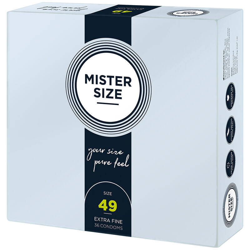 MISTER SIZE - KONDOMGRÖSSE S 49 MM (36 EINHEITEN) – Bild 2