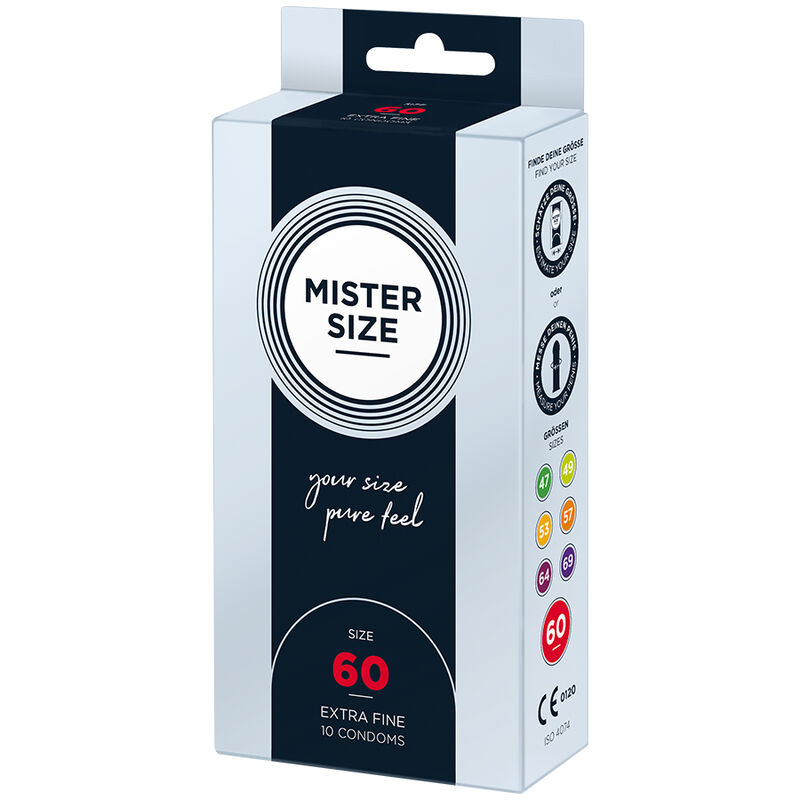 MISTER SIZE - KONDOMGRÖSSE XL 60 MM (10 EINHEITEN) – Bild 2
