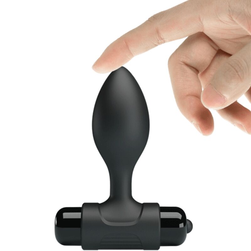 PRETTY LOVE - VIBRA BUTT 10 VIBRATIONEN ANALSTECKER SCHWARZ – Bild 4