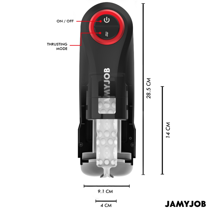 JAMYJOB - AUTOMATISCHER VAGINA-MASTURBATOR MIT GRAVITY-FUNKTION, 5 SAUGMODI – Bild 3