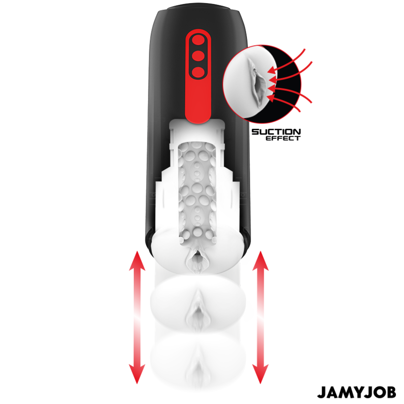 JAMYJOB - PHANTOM AUTOMATISCHER VAGINA-MASTURBATOR 5 SAUG- UND STOSSMODI – Bild 3